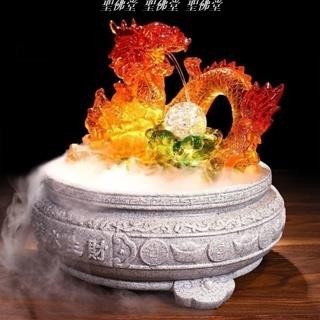 🙏虔誠祈福🙏金龍流水盆 流水聚寶盆 流水擺件 招財擺飾 風水招財流水組 風水擺件 開業 橋遷 入昔賀禮