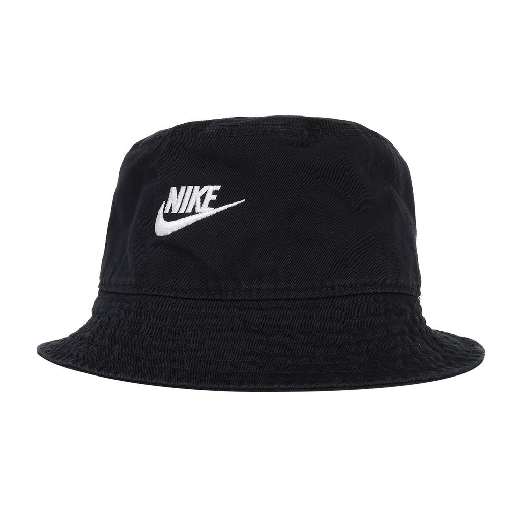 NIKE 漁夫帽(防曬 遮陽 運動 帽子「FB5381-010」 黑白
