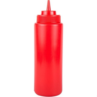 台灣現貨 英國《Utopia》擠壓調味罐(紅1L) | 醬料罐 調味瓶