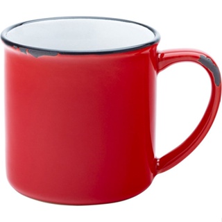 台灣現貨 英國《Utopia》復古石陶馬克杯(紅280ml) | 水杯 茶杯 咖啡杯