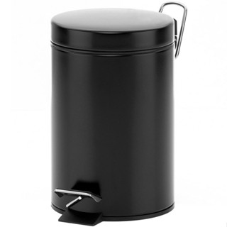 台灣現貨 德國《KELA》簡約腳踏式垃圾桶(黑3L) | 回收桶 廚餘桶 踩踏桶