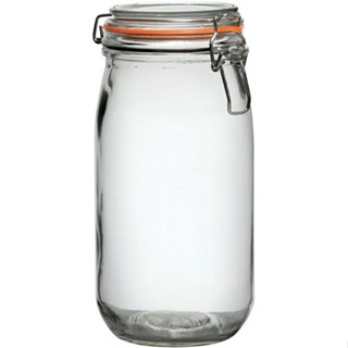 台灣現貨 英國《Utopia》扣式玻璃密封罐(橘1.5L) | 保鮮罐 咖啡罐 收納罐 零食罐 儲物罐