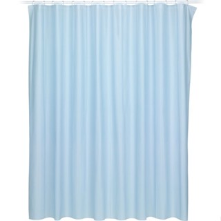 台灣現貨 德國《KELA》Laguna防水浴簾(藍120cm) | 乾溼分離 浴室隔簾