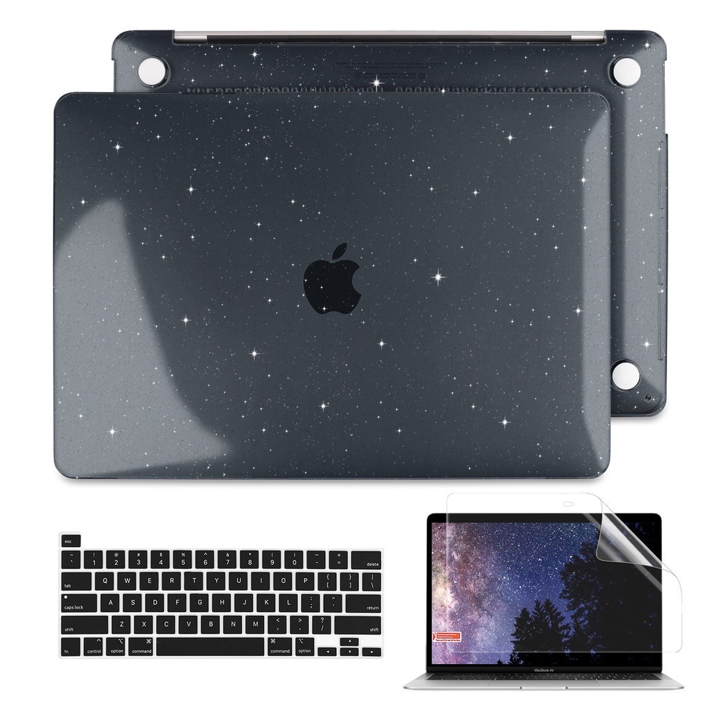 ✶繁星閃亮保護殼蘋果筆電新款MacBook Air Pro 13吋M2晶片保