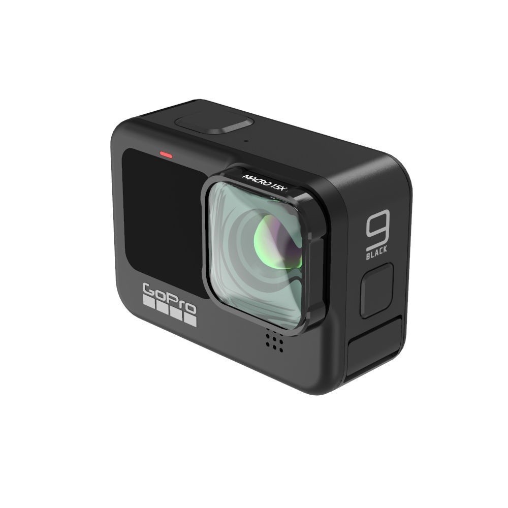 &amp; 熱銷適用GoPro9/10/11運動相機15X微距鏡放大鏡15倍鏡頭特寫濾鏡#099