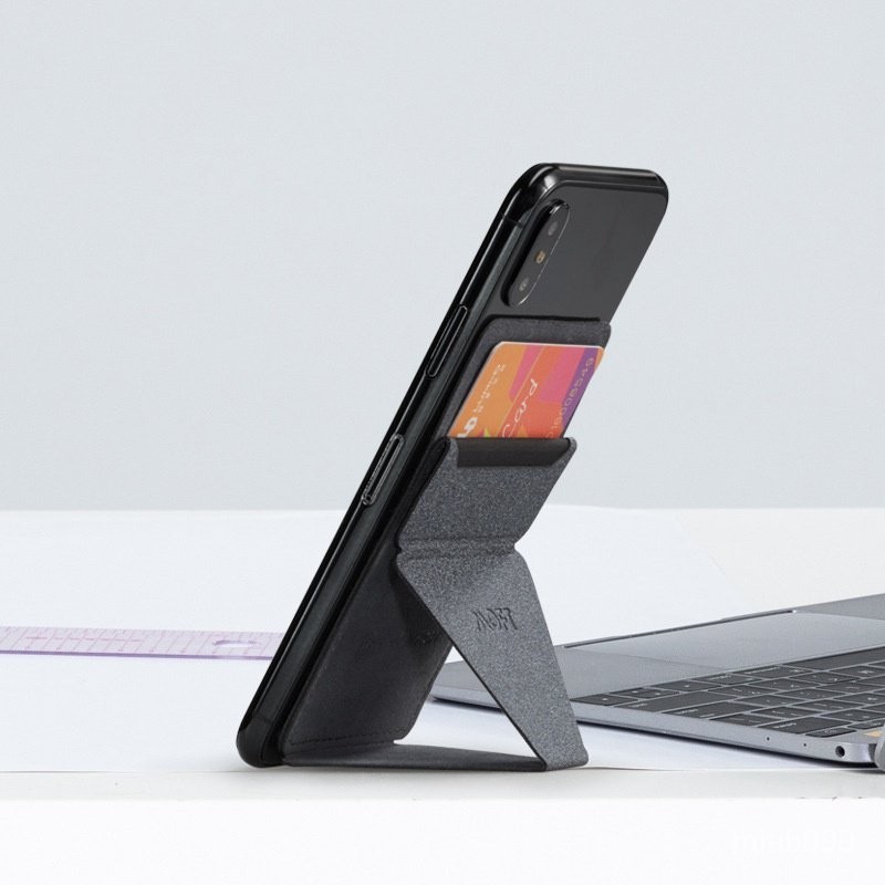 MOFT X卡夾版可粘貼式隱形手機支架折疊帶卡包桌麵車載導航懶人用