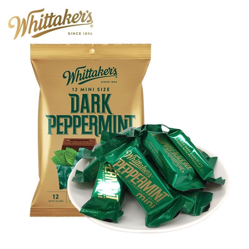 【＊精品批發】 新西蘭進口Whittakers惠特克 薄荷黑巧克力 辦公休閑零食獨立包裝KIUY