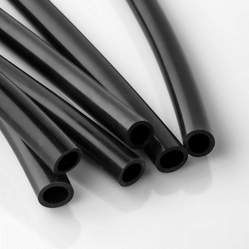 黑色硅膠軟管橡膠管耐高溫排水管彈力軟管抗老化絕緣管加厚定制