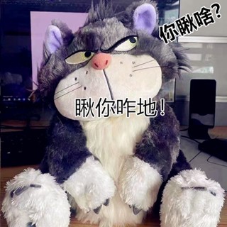 【臺灣熱銷】路西法公仔可愛毛絨玩具女生睡覺娃娃軟萌貓咪玩偶抱枕生日禮物