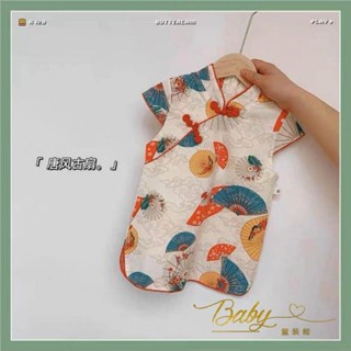 希希❤baby嬰童旗袍旗袍兒童女小童寶寶夏款薄款中國風兒童裙子夏季旗袍裙