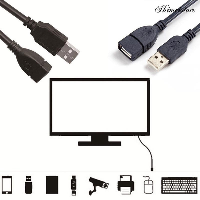 浩怡3C 黑色USB延長線 1米USB公對母A/F數據延長線