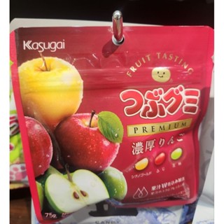 日本進口 春日井 Kasugai 雷根軟糖 濃厚蘋果風味 75g 濃厚 雷根糖 蘋果 水果風味 糖果 零食