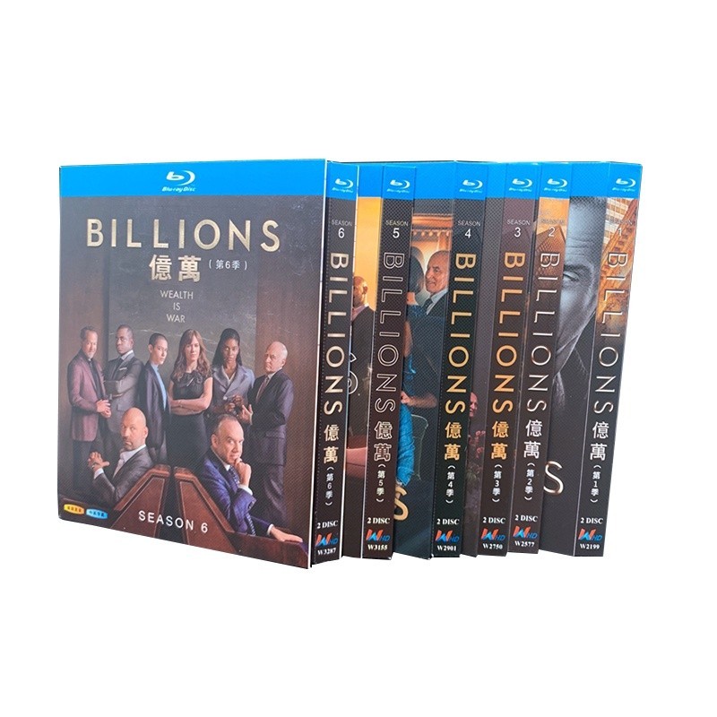 藍光片BD Billions 億萬 1-6季高清美劇完整版全集 12碟盒裝/NEW賣場