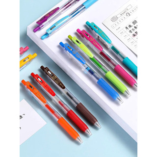*Vivi日本ZEBRA斑馬中性筆JJB15學生0.7簽字筆彩色手帳筆按動黑筆考試考研JJ15順滑水筆SARASVi*