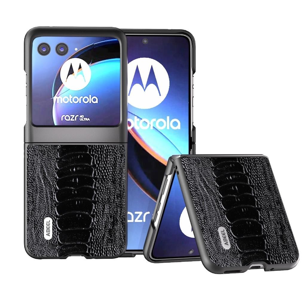 【麥3C】MOTOROLA 摩托羅拉 Moto RAZR 40 Ultra RAZR40 手機殼牛皮鱷魚紋超薄全保護後蓋