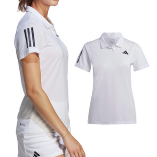 Adidas club Polo 女款 白色 上衣 排汗 跑步 輕便 運動 休閒 短袖 HY2703