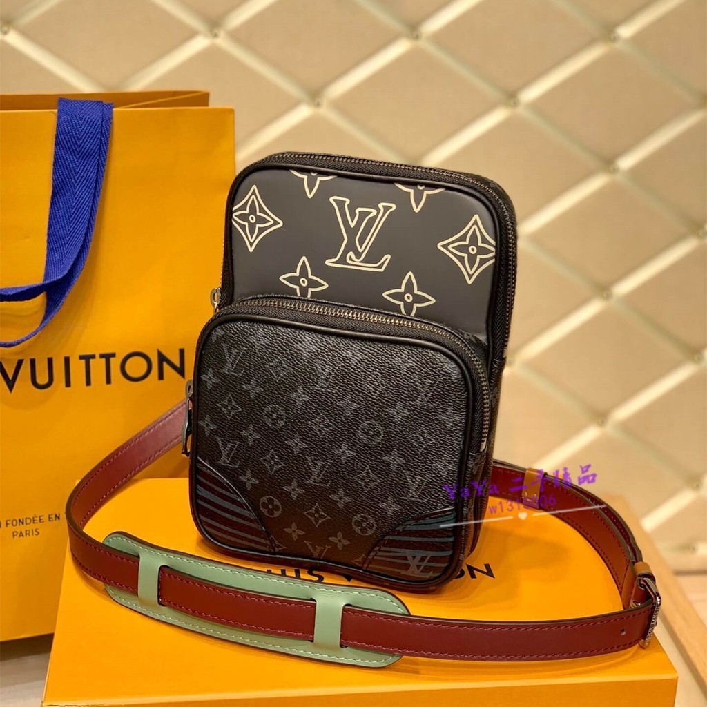 現貨二手 Louis Vuitton LV Amazone 單肩包 手機包 斜背包 M45439