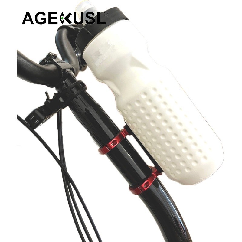 Agekusl 自行車水壺架支架转换適配器, 用於小布 Brompton 3sixty Pikes Royale 折疊車