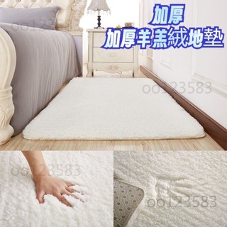 羊羔絨地毯 地毯 地墊 門墊 加厚毛絨床邊地毯臥室滿鋪少女網紅房間佈置地毯家用客廳茶幾地墊 地板保護墊 木地板防滑墊