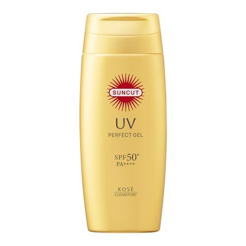 【日本直送】 KOSE Suncut Perfect UV 凝胶 SPF50+ PA++++ 持久性 80g 防晒霜