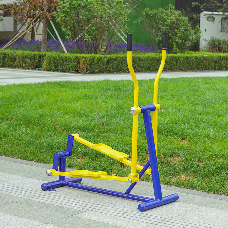 室外健身器材小區戶外公園老人單人雙人橢圓機平步機踏步機走步機