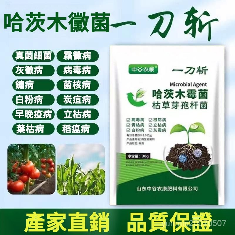 【台灣出貨】正品一刀斬 哈茨木黴菌  微生物菌劑 抗重茬 清紫袍地衣 芽孢桿菌 菌根菌 菌素