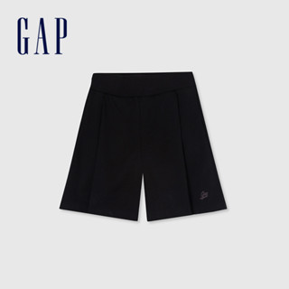 Gap 女裝 Logo鬆緊短褲-黑色(876149)