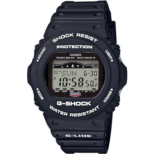 日本行貨★CASIO 卡西歐 G-SHOCK 潮汐光動能男錶  MULTI BAND 6"GWX-5700CS-1