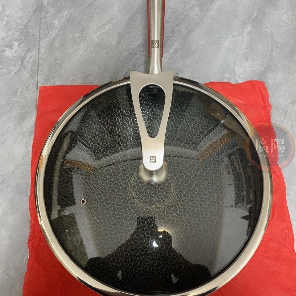 🔥臺灣熱賣🔥雙立人316不銹鋼炒鍋,無涂層,雙立紋,品質保證。34厘米