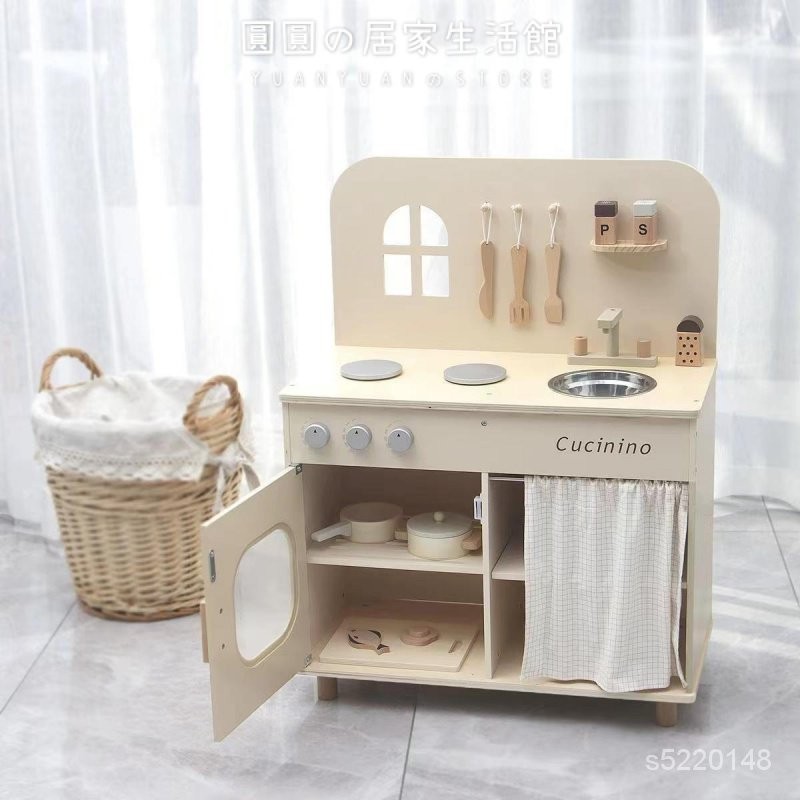 🚚台灣出貨 木質玩具 烤箱玩具 廚房玩具 廚房玩具組 兒童玩具 套房廚具 兒童仿真 木質 過傢傢玩具 生日禮物