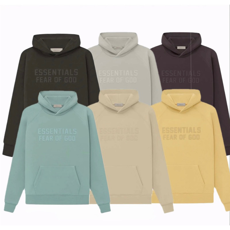 FOG Essentials 23SS Hoodie 帽T 新款 膠條字體LAw1