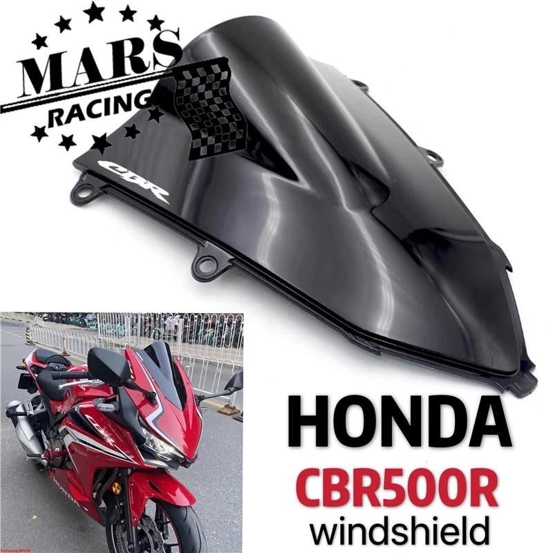 適用於HONDA本田 CBR500R cbr500r 2019-2021 機車擋風玻璃 前風鏡 風擋 導流罩#