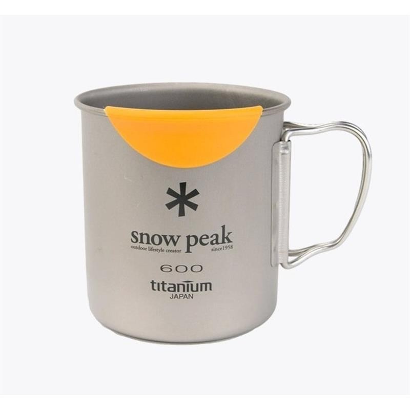 [台灣出貨]Snow Peak Titanium MGH-044 鈦合金單層杯含防燙唇墊 600mlxpqpt
