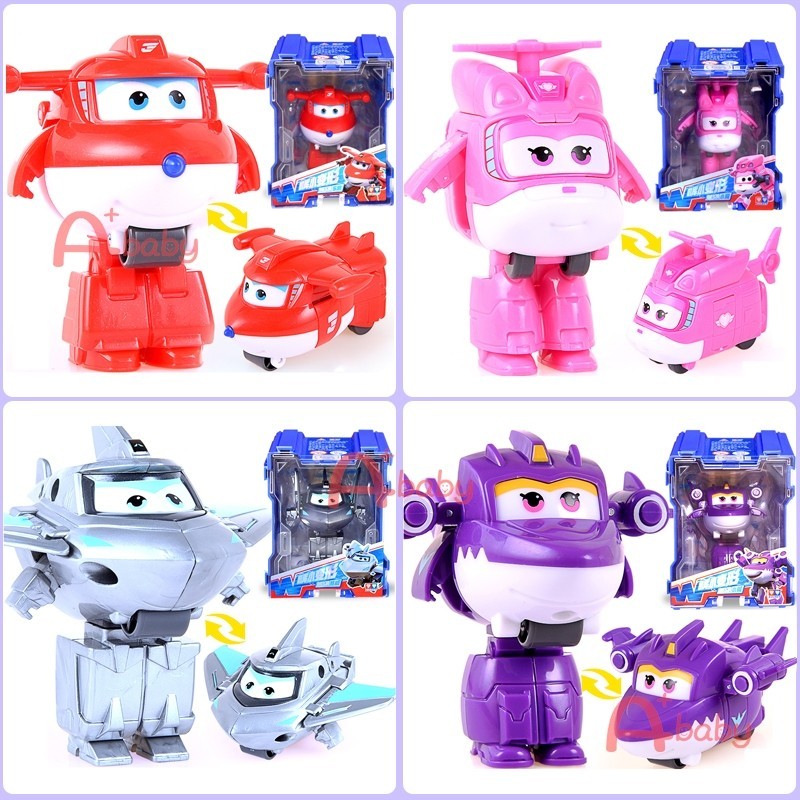 汪汪隊玩具 Super Wings 迷你 超級飛俠 奧迪雙鑽正品 變形機器人 杰特 蒂蒂 多尼 人偶公仔 動漫周邊