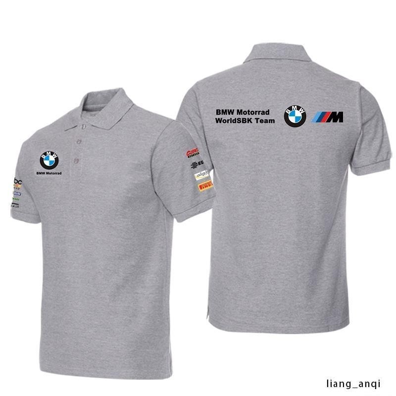免運 MOTOGP賽車T恤機車BMW寶馬機車短袖WSBK車隊騎行服Polo衫上衣服