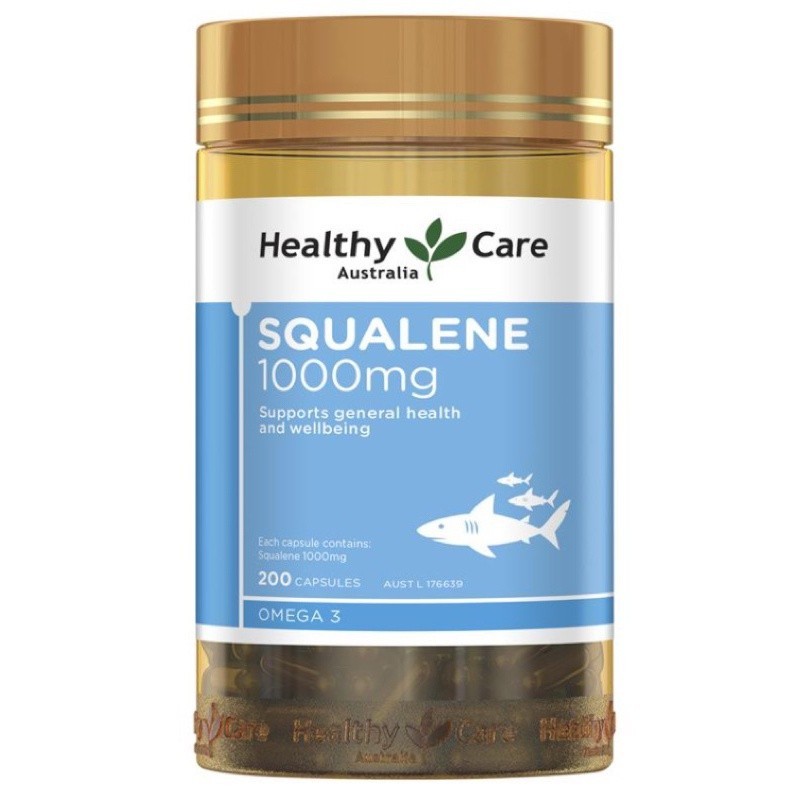 正品代購 假一賠十 Healthy care角鯊烯1000mg 200粒