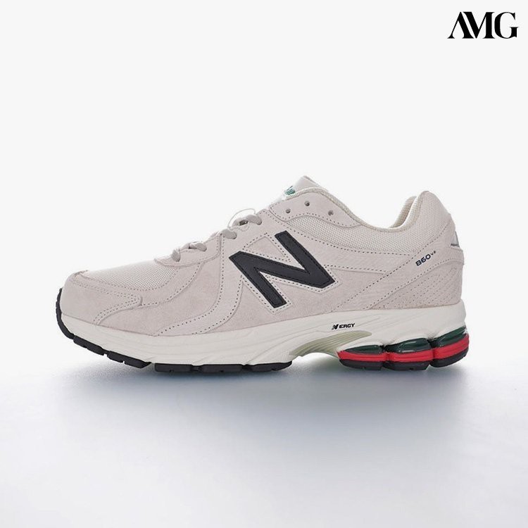 現貨 NEW BALANCE ML860 V2系列麂皮復古老爹風休閒運動慢跑鞋「奶白黑」ML860XG