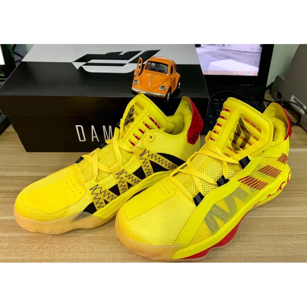 限時特惠 adidas Dame 6 GCA 黃紅 男款 休閒鞋 運動鞋 籃球鞋 FW9026