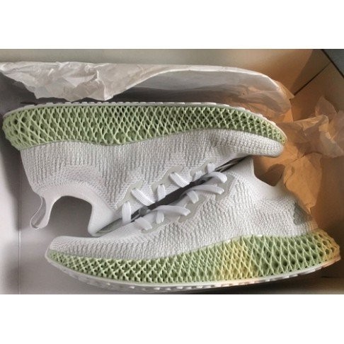 Adidas Alphaedge 4D 白綠 CG5526 休閒 緩震 4D 慢跑