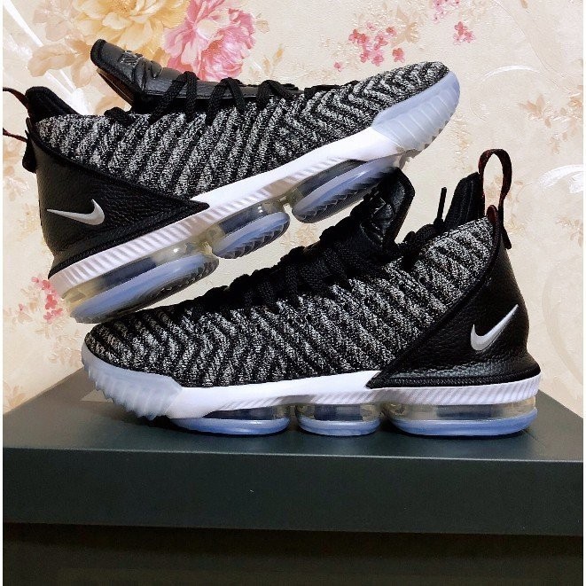 Nike LeBron 16 詹姆斯 Oreo 奧利奧 氣墊 運動 步 AO2595-006 慢跑鞋