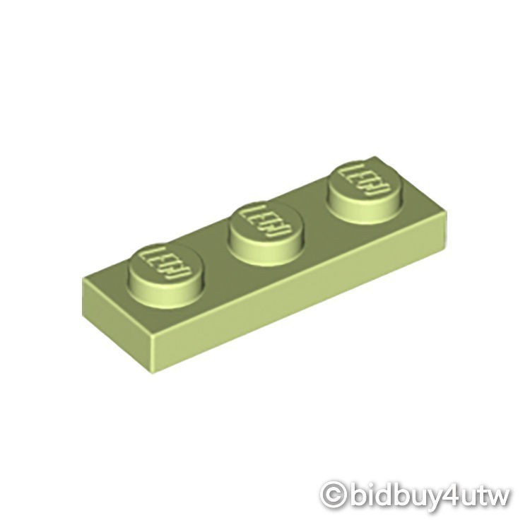 LEGO零件 薄板磚 1x3 3623 黃綠色 6069258【必買站】樂高零件
