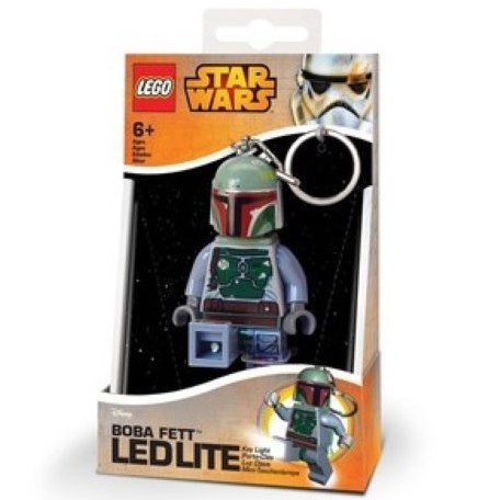 LEGO LGL-KE19 星際大戰 賞金獵人(Boba Fett) 鑰匙圈手電筒 (LED)【必買站】樂高文具周邊系列