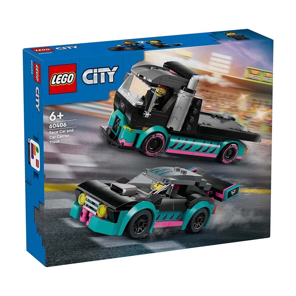 LEGO 60406 賽車和汽車運輸車 樂高® City系列【必買站】樂高盒組