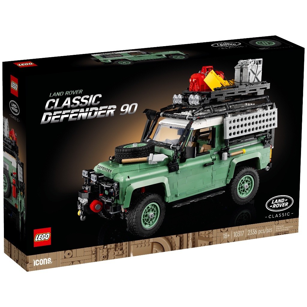 LEGO 10317 Land Rover Classic Defender 90 樂高Icons系列【必買站】樂高盒組