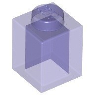 LEGO零件 基本磚 1x1 3005 透明紫色【必買站】樂高零件