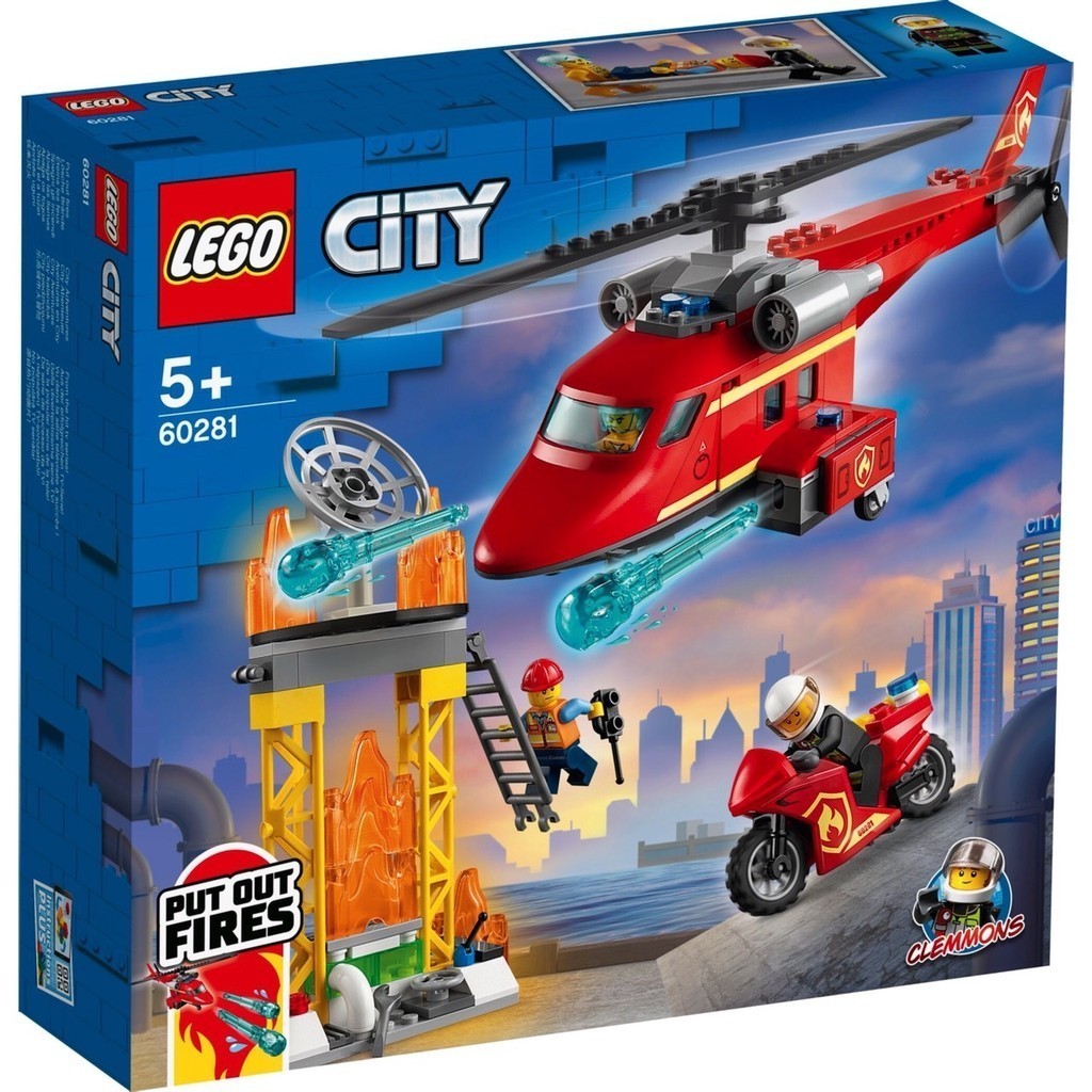LEGO 60281 城鎮系列 消防救援直升機【必買站】樂高盒組