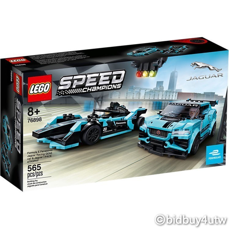 LEGO 76898 Racing GEN2 car&amp;I-PACE eTROPHY 賽車系列【必買站】樂高盒組