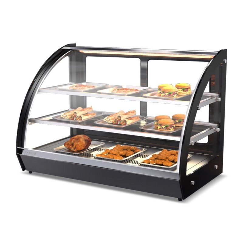 臺式保溫櫃  食品面包展示櫃 熟食櫃漢堡炸雞櫃 保溫櫃  展示櫃 冰櫃 220V【定錢】