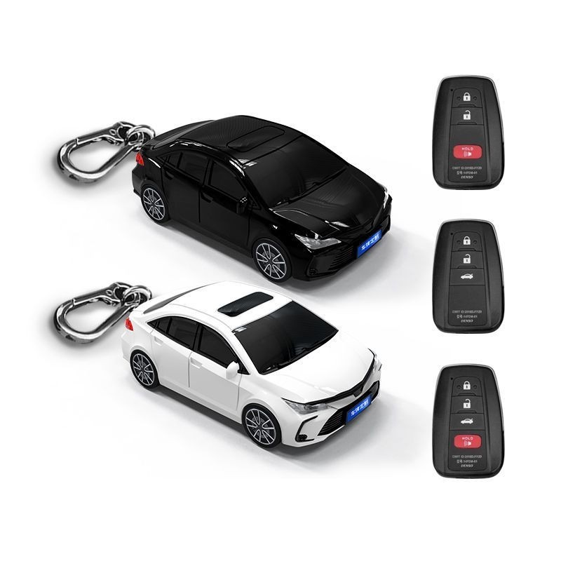 Toyota Corolla鑰匙套 汽車模型鑰匙保護殻扣 個性定製禮物 汽車模型鑰匙殼  汽車百貨  汽車鑰匙包 鑰匙包