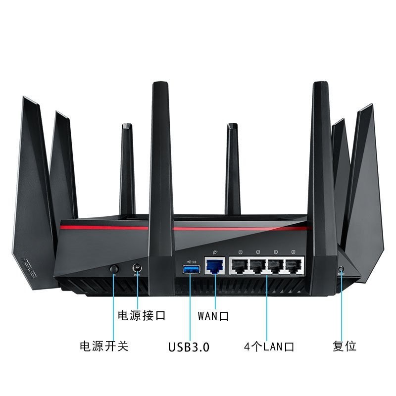 ☉虧本衝量 秒出貨  ASUS華碩高速企業級RT-AC5300遊戲5G三